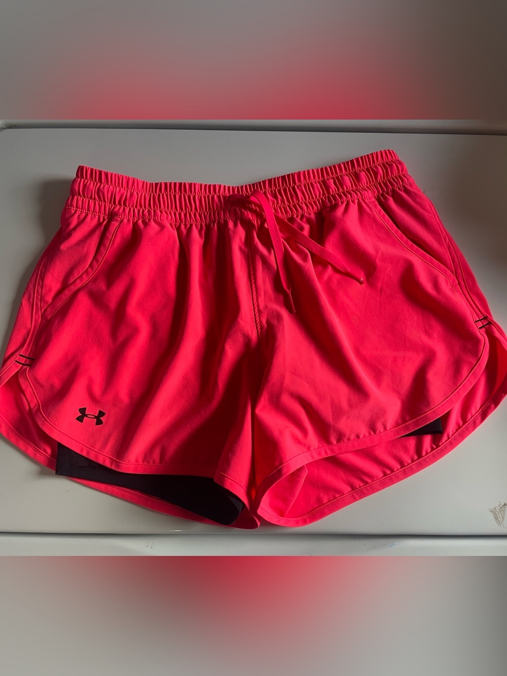 Under Armour Women's Neon Pink Athletic Shorts